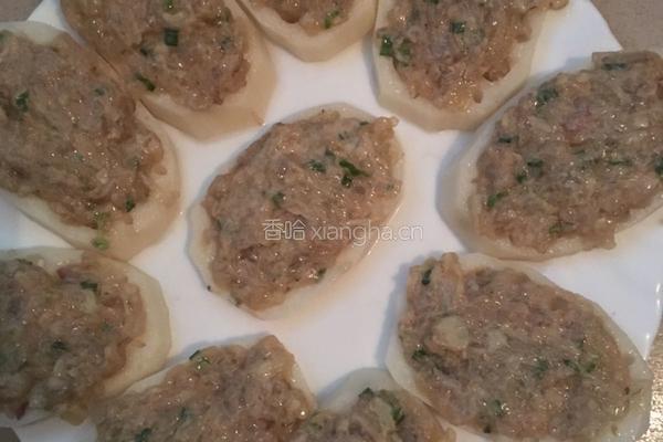 虾泥藕饼的做法图解10
