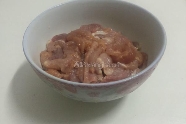 南瓜炒肉片的做法图解2