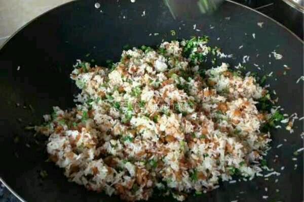 海胆炒饭的做法图解5