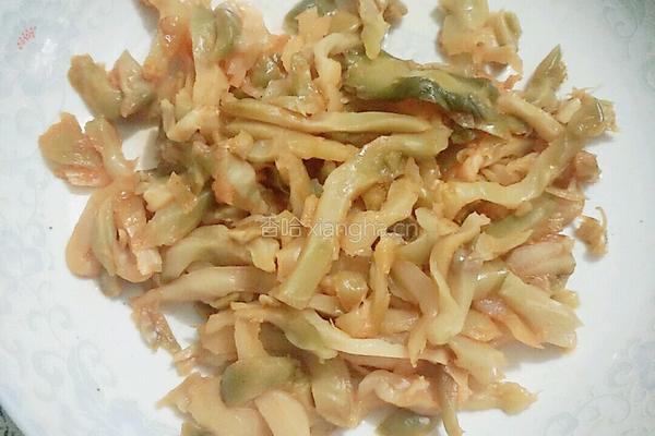 鸡蛋榨菜炒饭的做法图解4