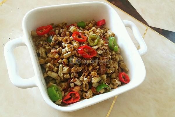 肉酸豆角的做法图解1