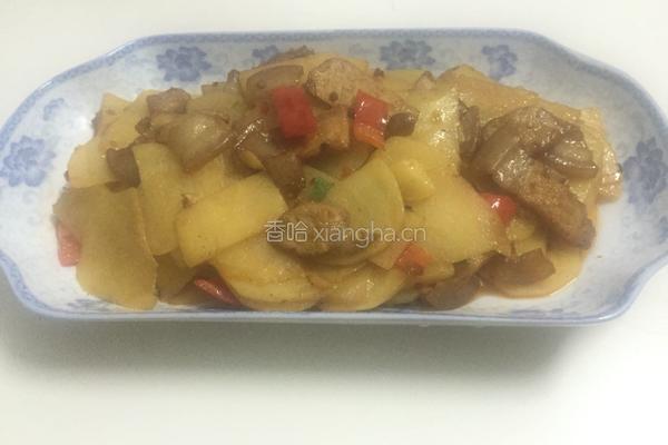 土豆回锅肉的做法图解5