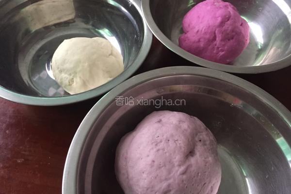 彩色鸡肉包的做法图解4
