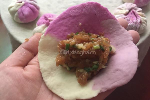 彩色鸡肉包的做法图解13
