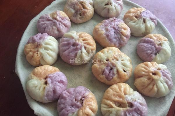 彩色鸡肉包的做法图解17