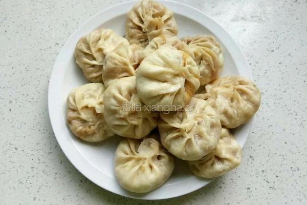 白菜猪肉馅水煎包的做法图解11
