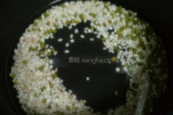 绿豆薏米粥的做法图解4