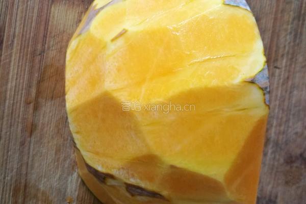 蜜豆南瓜墩儿的做法图解1