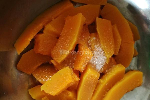 蜜豆南瓜墩儿的做法图解4