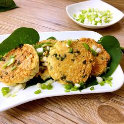 低卡香葱豆腐饼的做法[图]