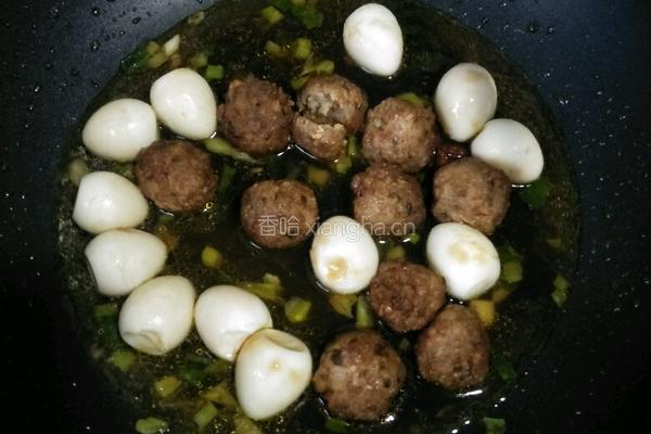 鹌鹑蛋烧肉丸的做法图解7