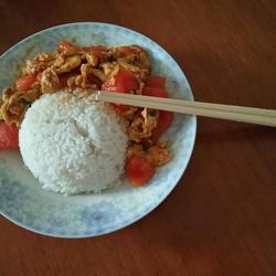 番茄炒蛋盖浇饭的做法[图]