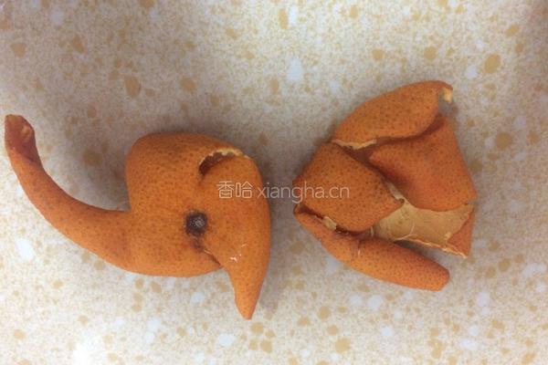 红糖桔皮姜汤的做法图解2