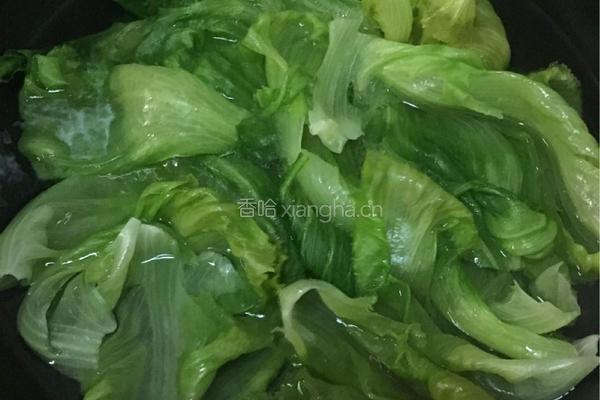蚝油西生菜的做法图解2