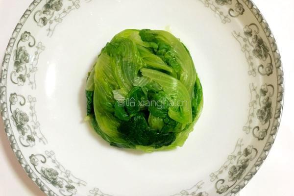 蚝油西生菜的做法图解5