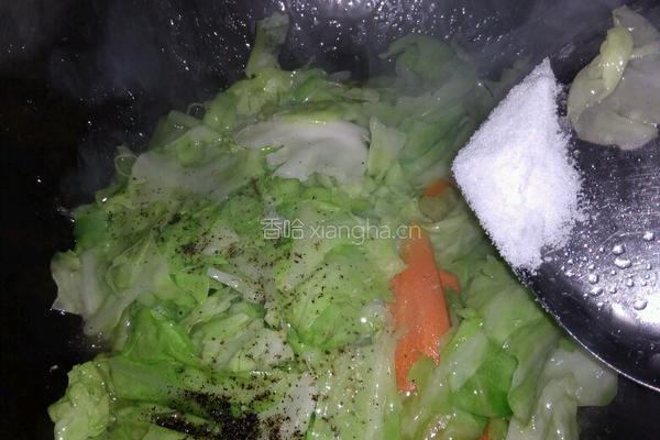 清炒莲花白的做法图解4