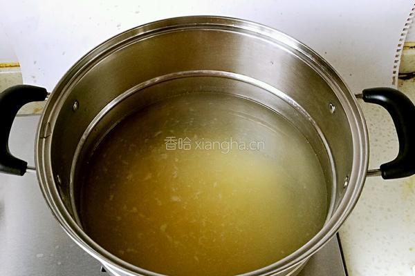 紫薯双米粥（宝宝辅食）的做法图解2