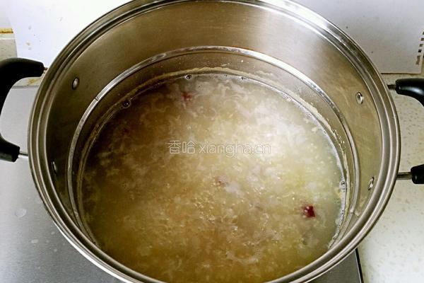 紫薯双米粥（宝宝辅食）的做法图解3