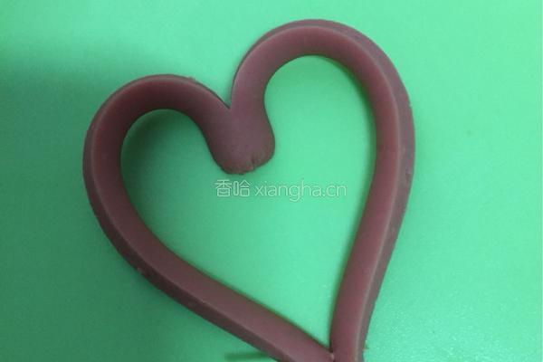 爱心火腿煎蛋的做法图解4