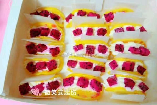 芒果盒子蛋糕的做法图解10