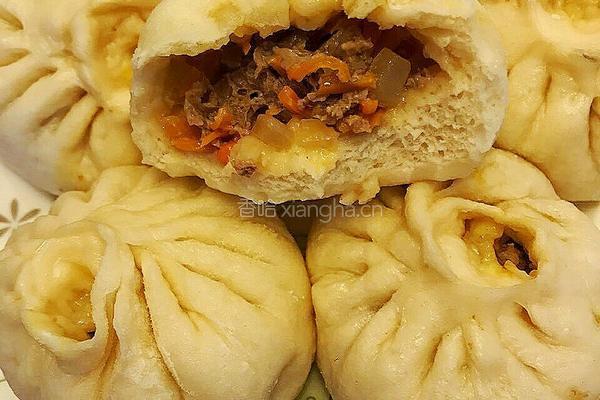 胡萝卜牛肉包子的做法图解12