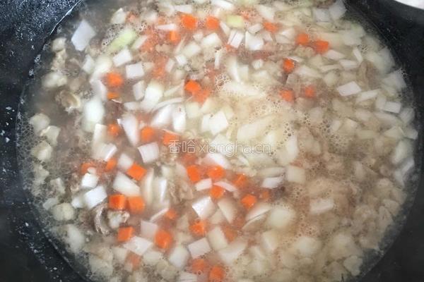 咖喱牛肉盖饭的做法图解4