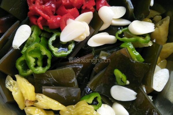 酸辣海带片的做法图解6