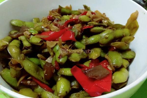 香辣毛豆的做法图解8