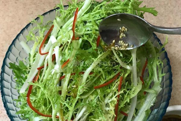 凉拌苦菊的做法图解8