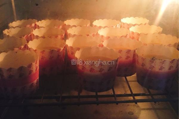 开口笑无油纸杯蛋糕的做法图解17