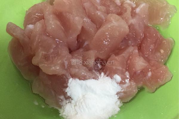 尖椒干豆腐炒肉的做法图解4