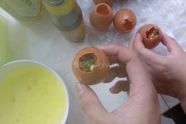 糯米蒸蛋的做法图解4