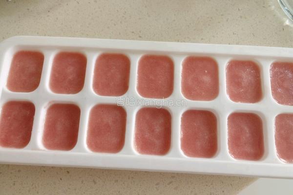 蜜桃西瓜沙冰的做法图解6