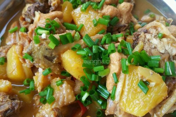 菠萝鸡肉的做法图解10