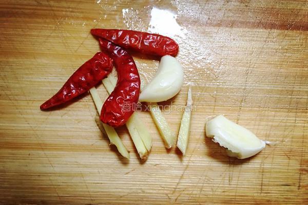 青菜炒豆饼的做法图解4