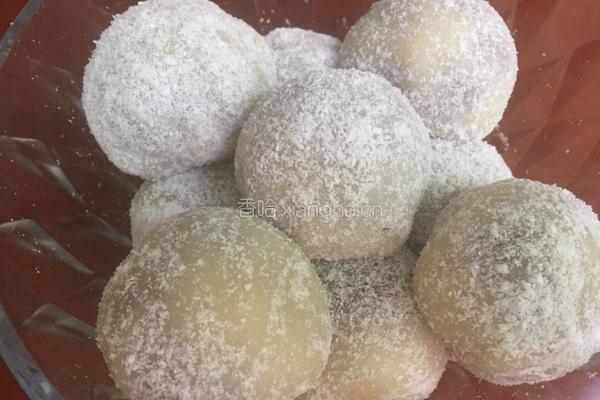 红豆椰蓉糯米糍的做法图解16