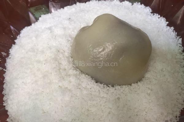 红豆椰蓉糯米糍的做法图解13