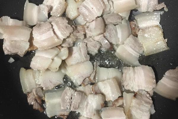 腐竹回锅肉的做法图解9