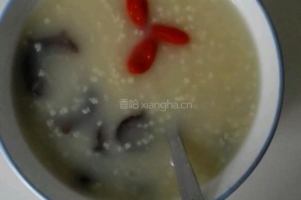 小米海参粥的做法图解8