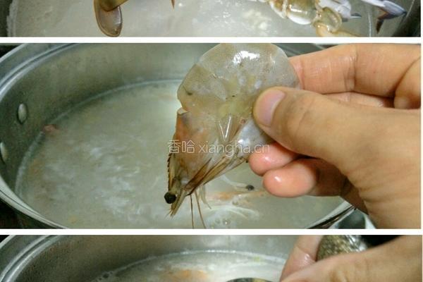 潮汕海鲜粥的做法图解7