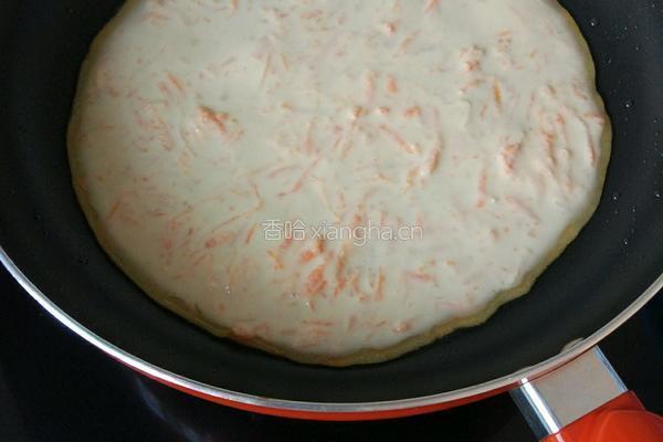 胡萝卜煎饼的做法图解6