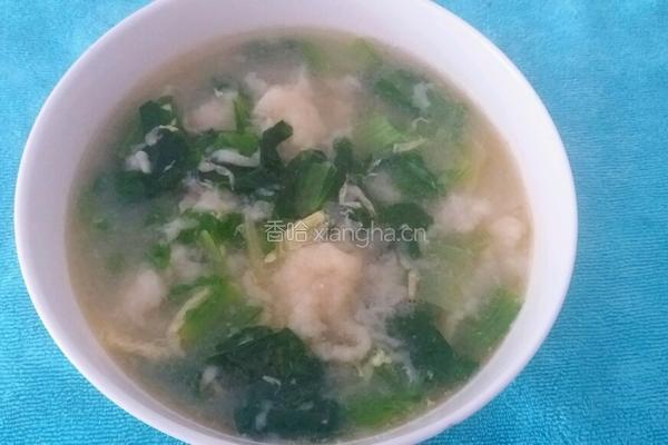 小白菜疙瘩汤的做法图解10