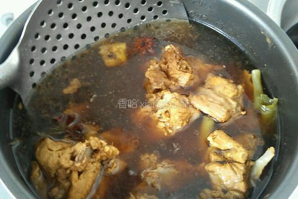 脊骨炖豆角的做法图解2