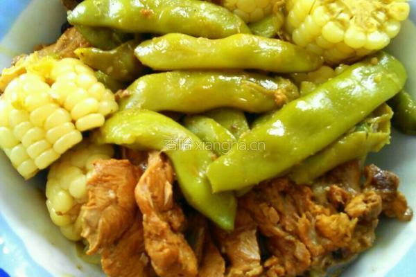 脊骨炖豆角的做法图解7
