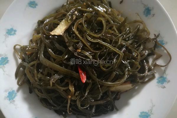 辣炒海带丝的做法图解4