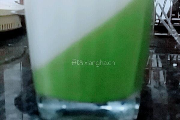 创意椰奶抹茶布丁