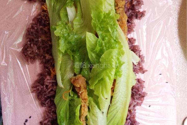 紫米饭团的做法图解9