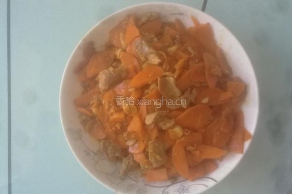 胡萝卜炒肉