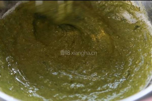抹茶蜜豆蛋糕卷的做法图解3