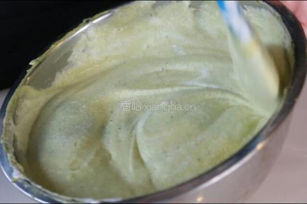 抹茶蜜豆蛋糕卷的做法图解6